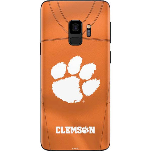 Clemson University Orange Jersey Galaxy S9 Skin
